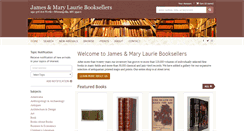 Desktop Screenshot of lauriebooks.com