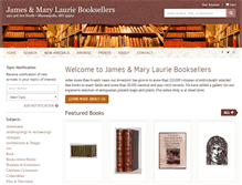 Tablet Screenshot of lauriebooks.com